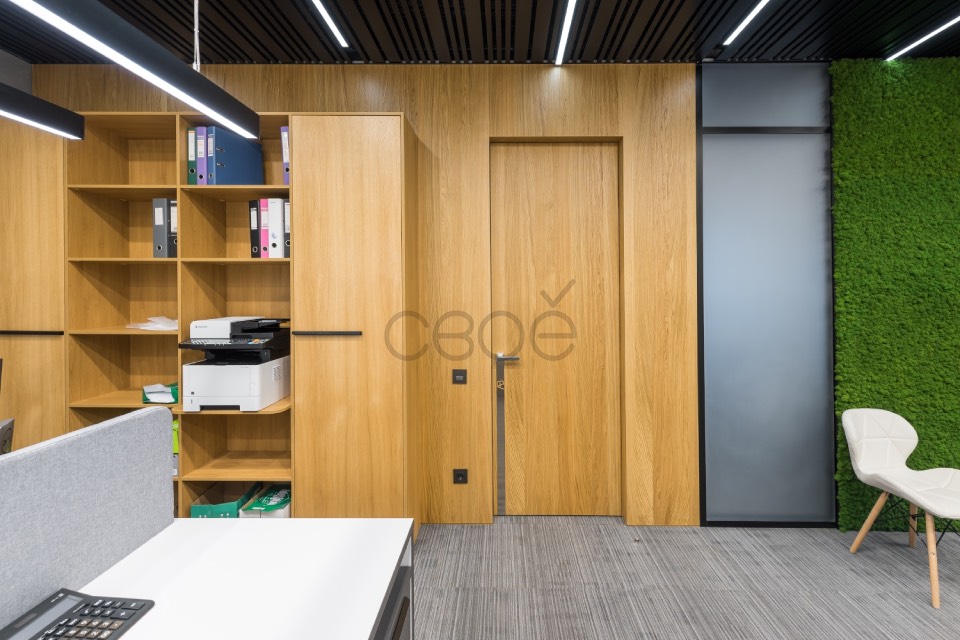 Двери деревянные межкомнатные для современного офиса