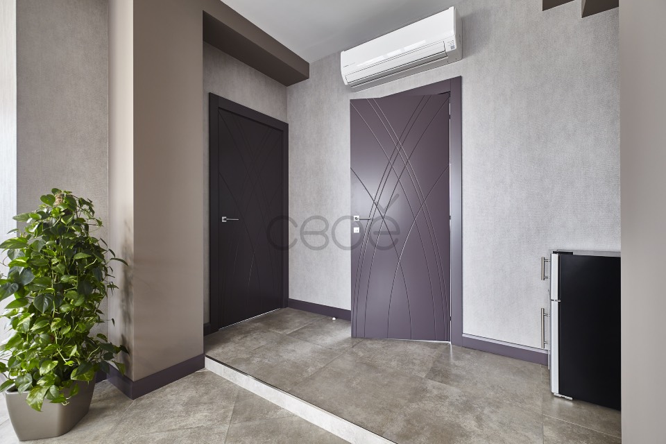 Двери МДФ с фрезеровкой из коллекции Геометрия